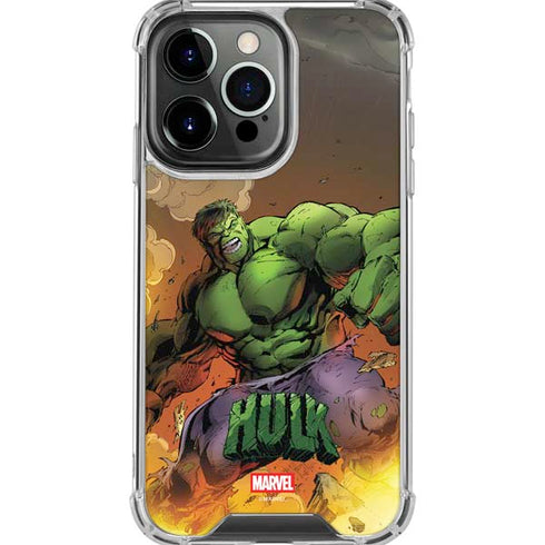 Marvel Hulk Smash iPhone 16 Pro Max Clear Case